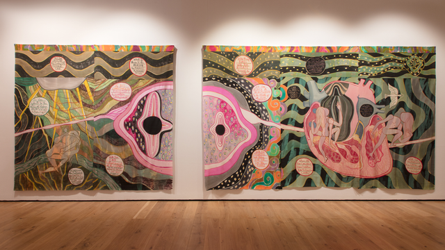 Installation view Emma Talbot How We Learn to Love at Compton Verney 2025 Photos by Jamie Woodley c Jamie Woodley and Compton Verney 4 Installation view Emma Talbot How We Learn to Love at Compton Verney 2025 Photos by Jamie Woodley c Jamie Woodley and Compton Verney 4